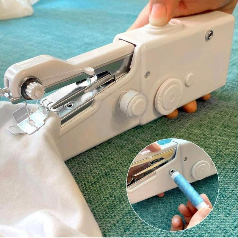 Handy Stitch Mini Portable Smart Electric Tailor Stitch Hand-Held Sewing Machine for Home & Travel with Accessories Included